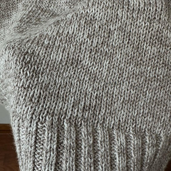 Magaschoni golden beige sweater dress sleeveless cowl neck - Picture 5 of 6